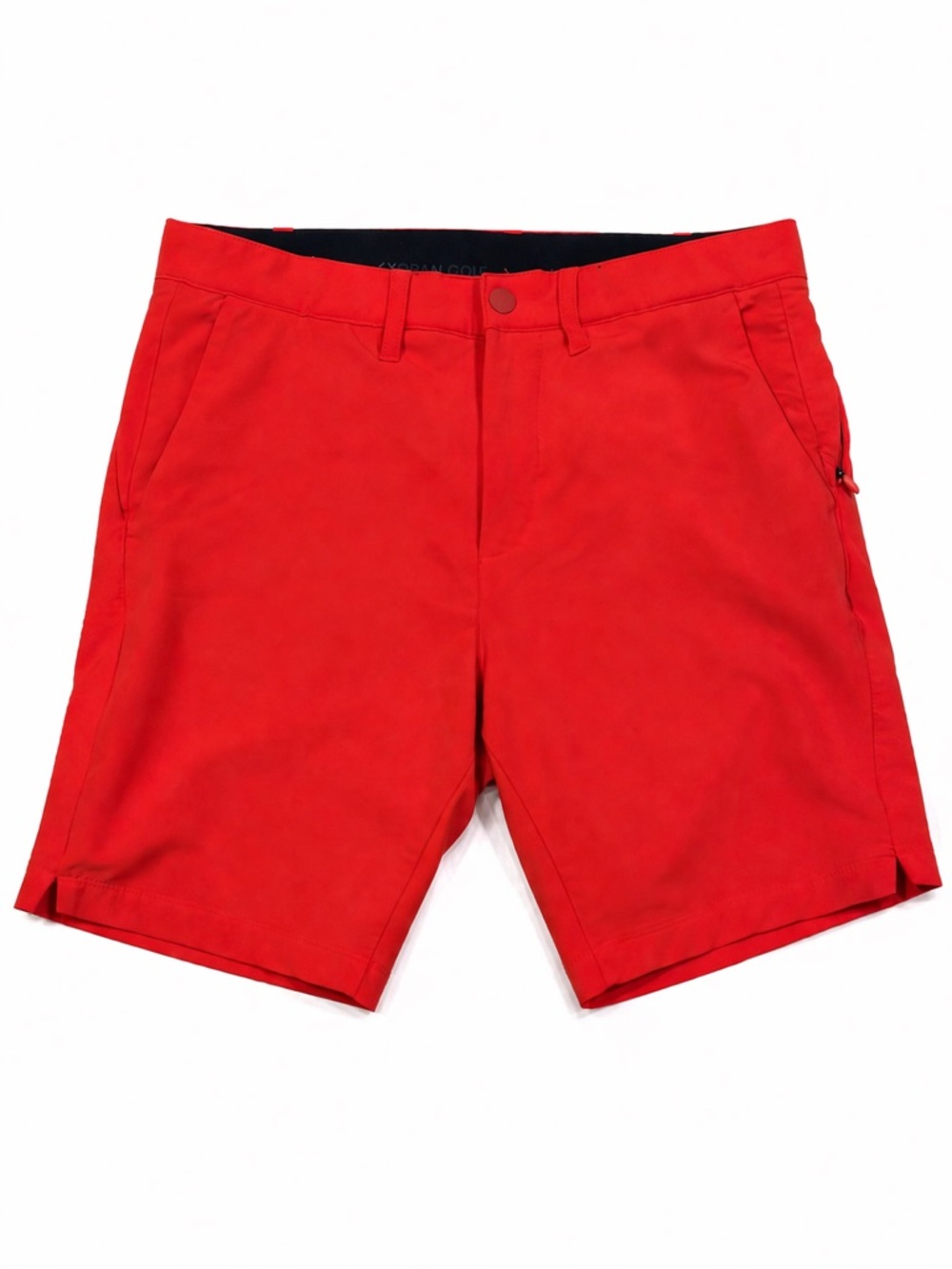 Kyodan Golf Shorts Men Size 32 Red Performance Stretch Flat Front UPF50+